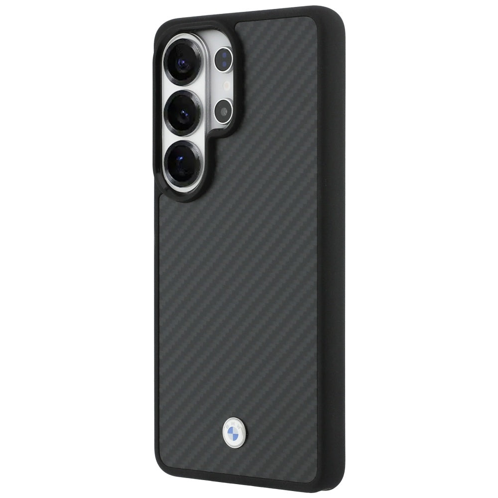 BMW Sign Magnetisk Carbon Fiber MagSafe Case til Samsung Galaxy S26 Ultra - sort