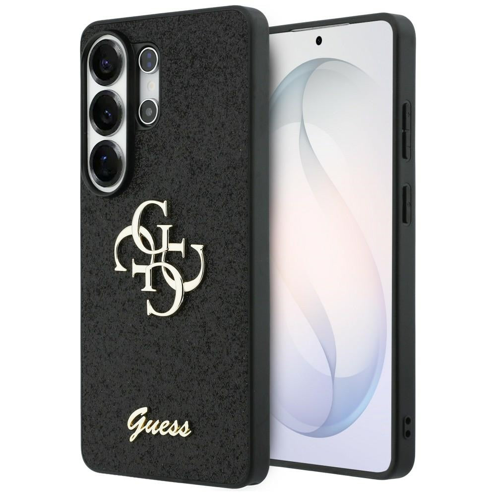 Guess Fixed Glitter Big 4G Metal Logo case til Samsung Galaxy S26 Ultra - sort