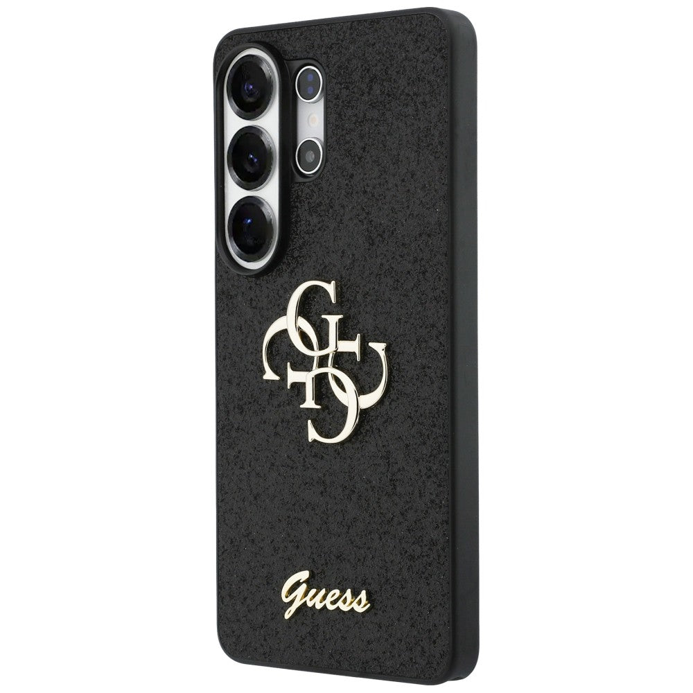 Guess Fixed Glitter Big 4G Metal Logo case til Samsung Galaxy S26 Ultra - sort