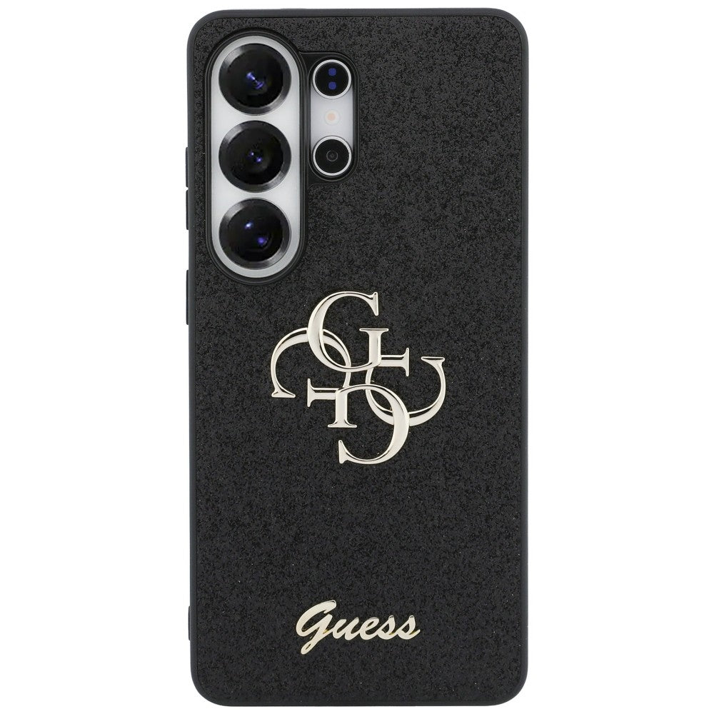 Guess Fixed Glitter Big 4G Metal Logo case til Samsung Galaxy S26 Ultra - sort