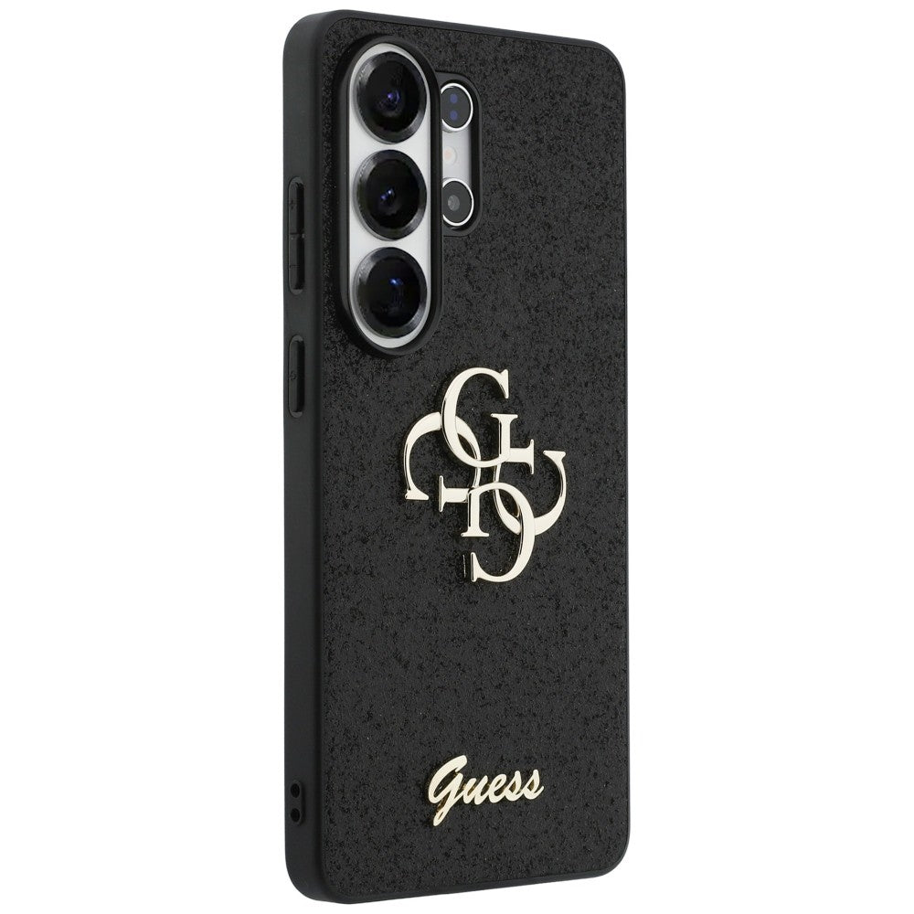 Guess Fixed Glitter Big 4G Metal Logo case til Samsung Galaxy S26 Ultra - sort
