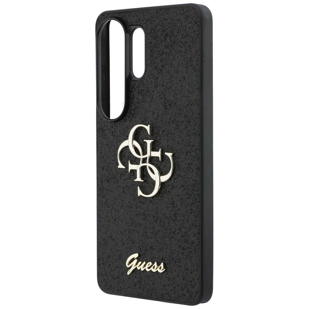 Guess Fixed Glitter Big 4G Metal Logo case til Samsung Galaxy S26 Ultra - sort