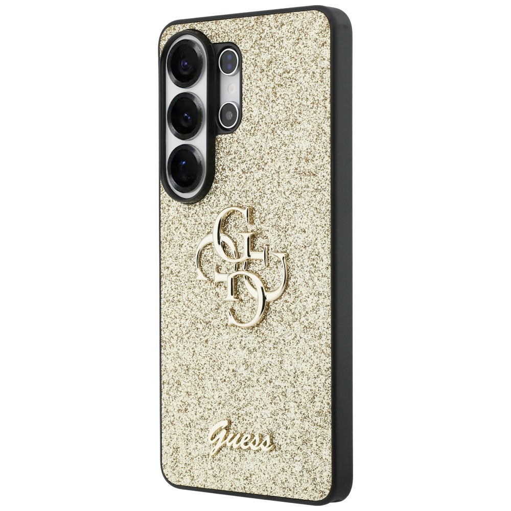 Guess Fixed Glitter Big 4G Metal Logo case til Samsung Galaxy S26 Ultra - guld