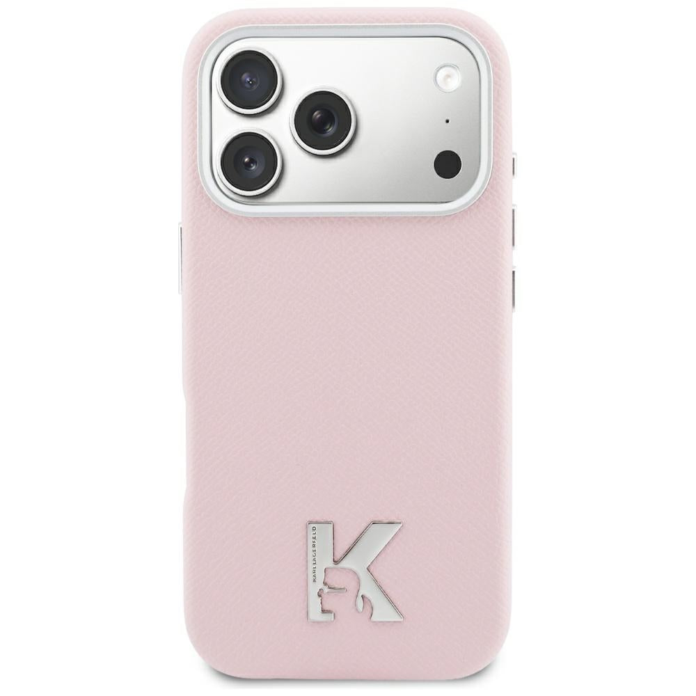 Karl Lagerfeld Karl Head Logo MagSafe Case til iPhone 17 - Pink