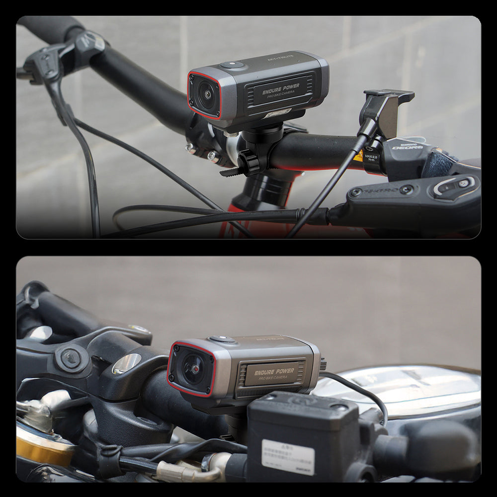 AKEEYO 710 Lite sports camera video recorder for bicycle handlebars - black