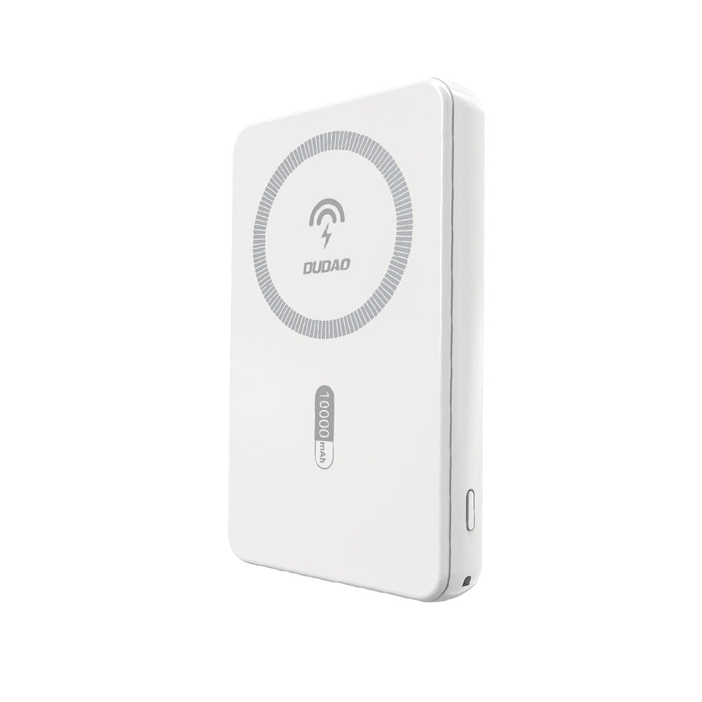 Dudao K14S Magnetisk Power Bank 20W 5000mAh 1x USB-A 1x USB-C - Hvid
