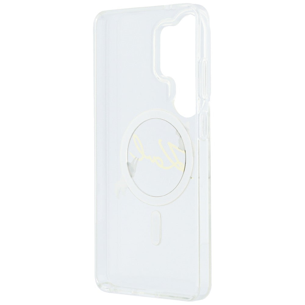 Karl Lagerfeld IML KC Script MagSafe Case for Samsung Galaxy S26 Ultra - Transparent