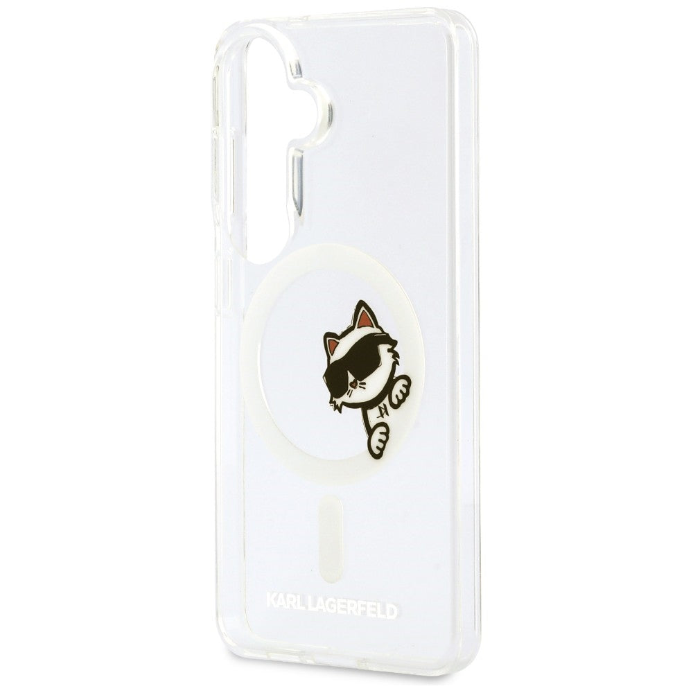 Karl Lagerfeld IML Peekaboo Choupette MagSafe Case for Samsung Galaxy S26 - Transparent