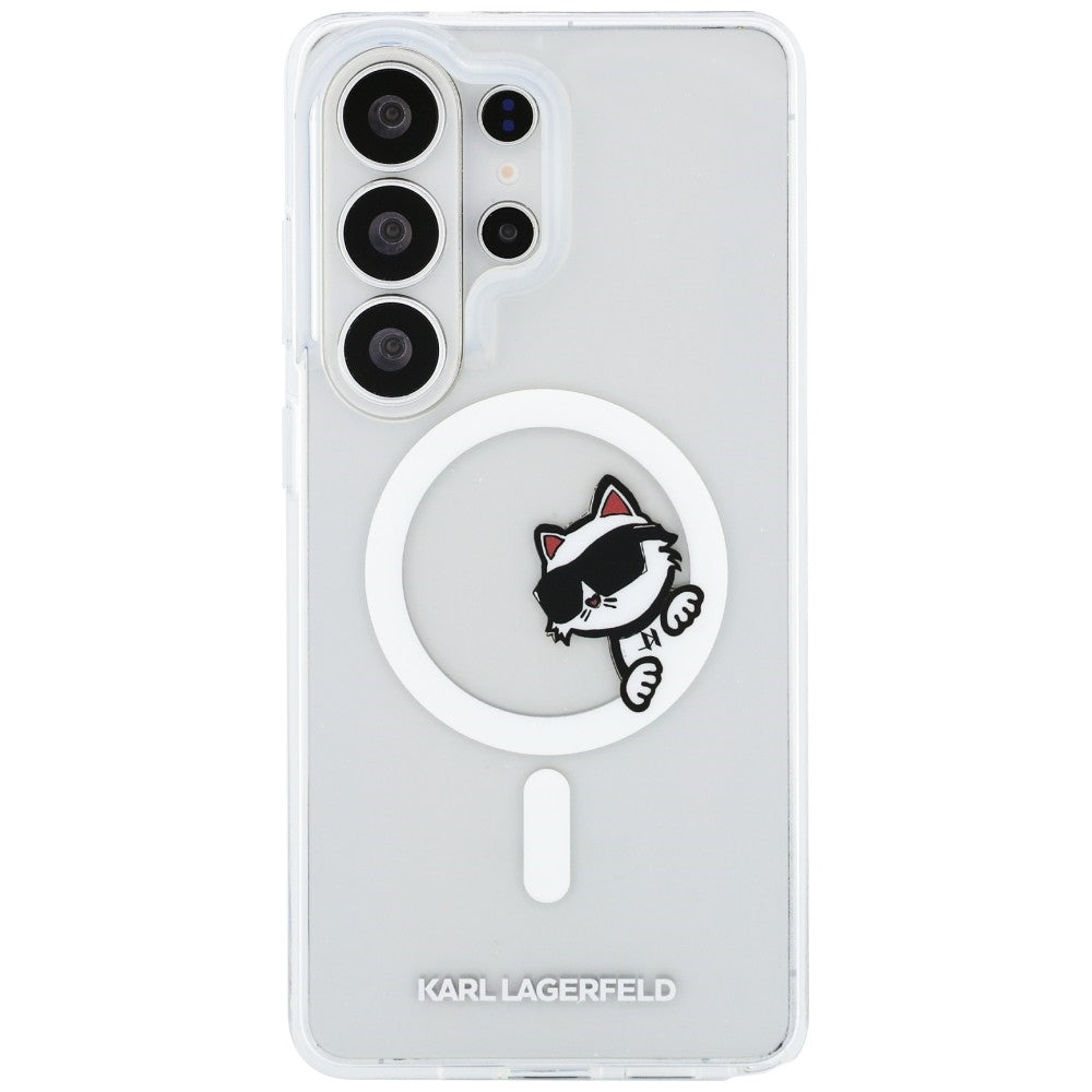 Karl Lagerfeld IML Peekaboo Choupette MagSafe case for Samsung Galaxy S26 Ultra - transparent
