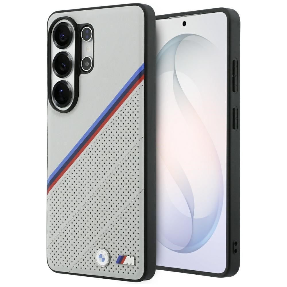 BMW Tricolor Metal Logo MagSafe Case til Samsung Galaxy S26 Ultra - Grå