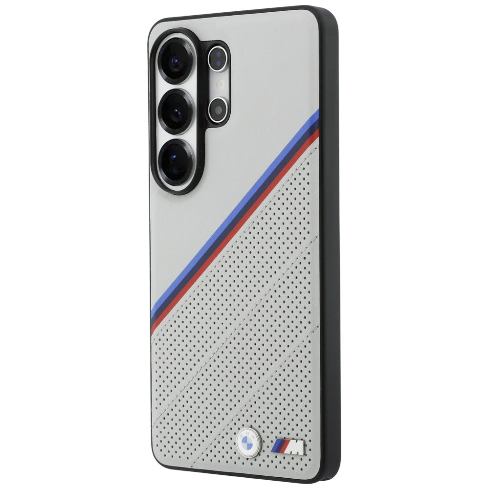 BMW Tricolor Metal Logo MagSafe Case til Samsung Galaxy S26 Ultra - Grå