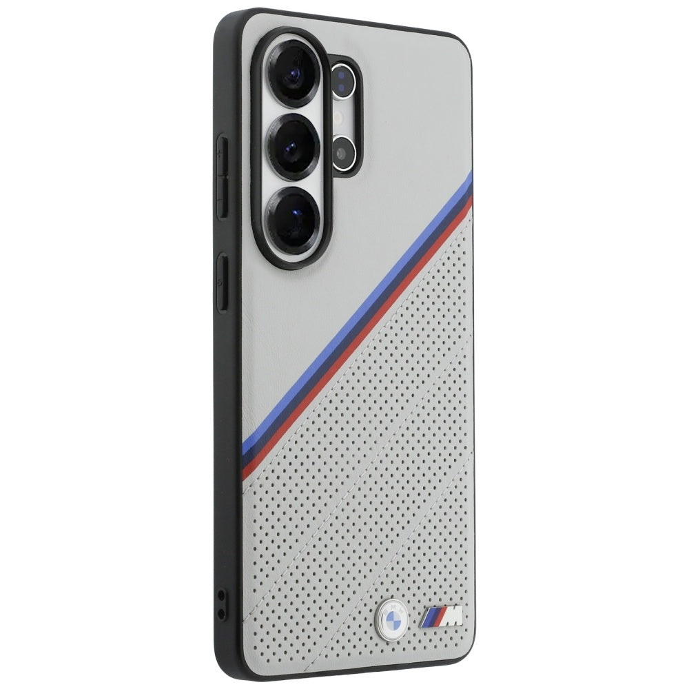 BMW Tricolor Metal Logo MagSafe Case til Samsung Galaxy S26 Ultra - Grå