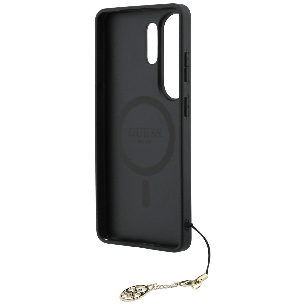 Guess 4G Classic Logo Charm MagSafe case for Samsung Galaxy S26 Ultra - black