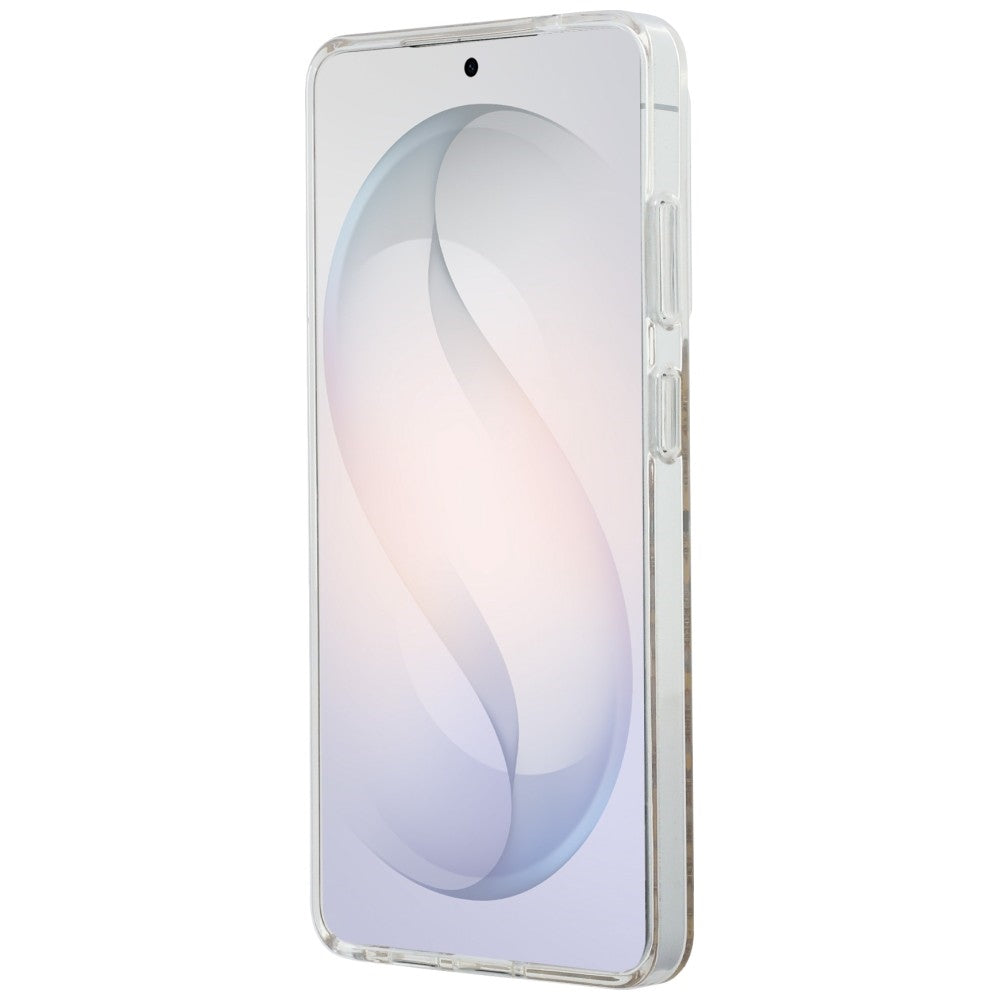 Guess IML Leopard Print Triangle MagSafe Case til Samsung Galaxy S26 Ultra - Brunt