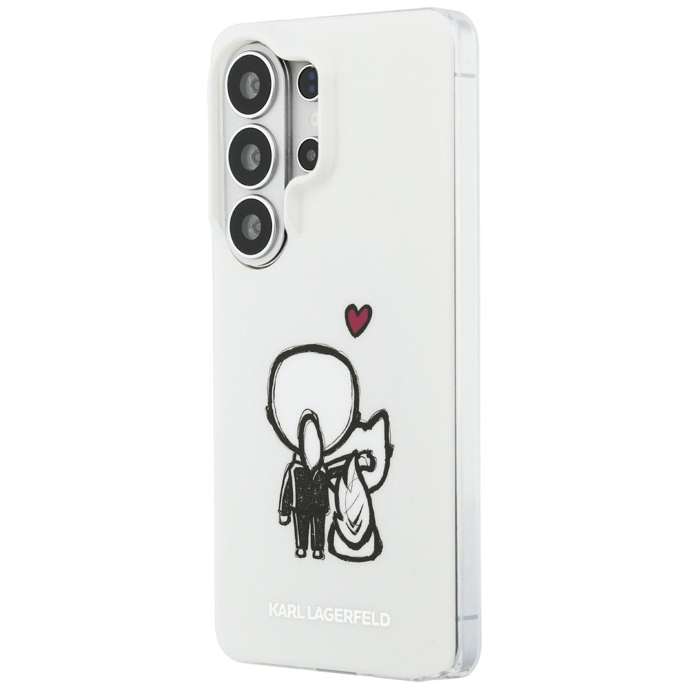 Karl Lagerfeld IML Karl&Choupette MagSafe Case for Samsung Galaxy S26 Ultra - Transparent