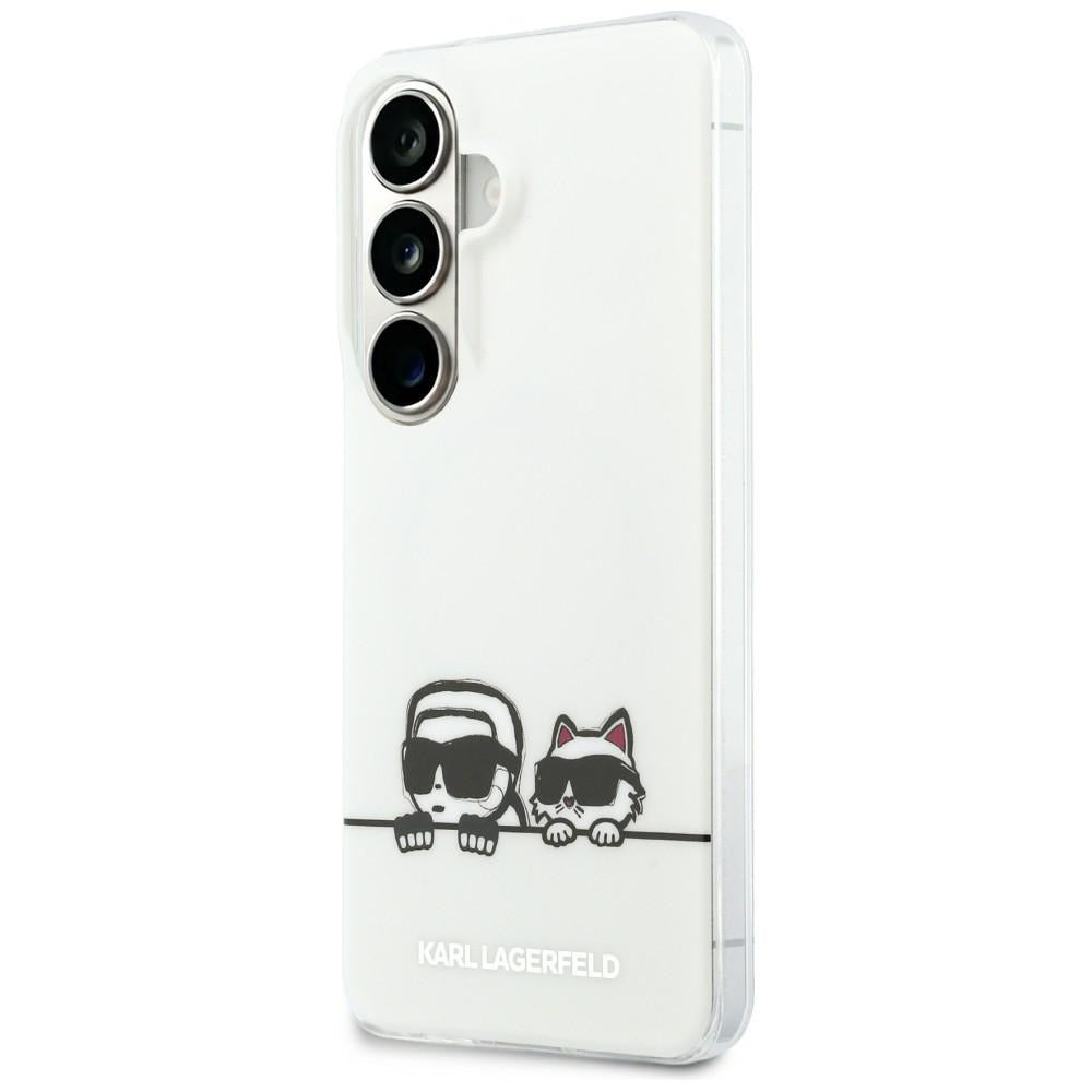 Karl Lagerfeld IML Peekaboo Karl&Choupette MagSafe Case til Samsung Galaxy S26 Plus - gennemsigtigt