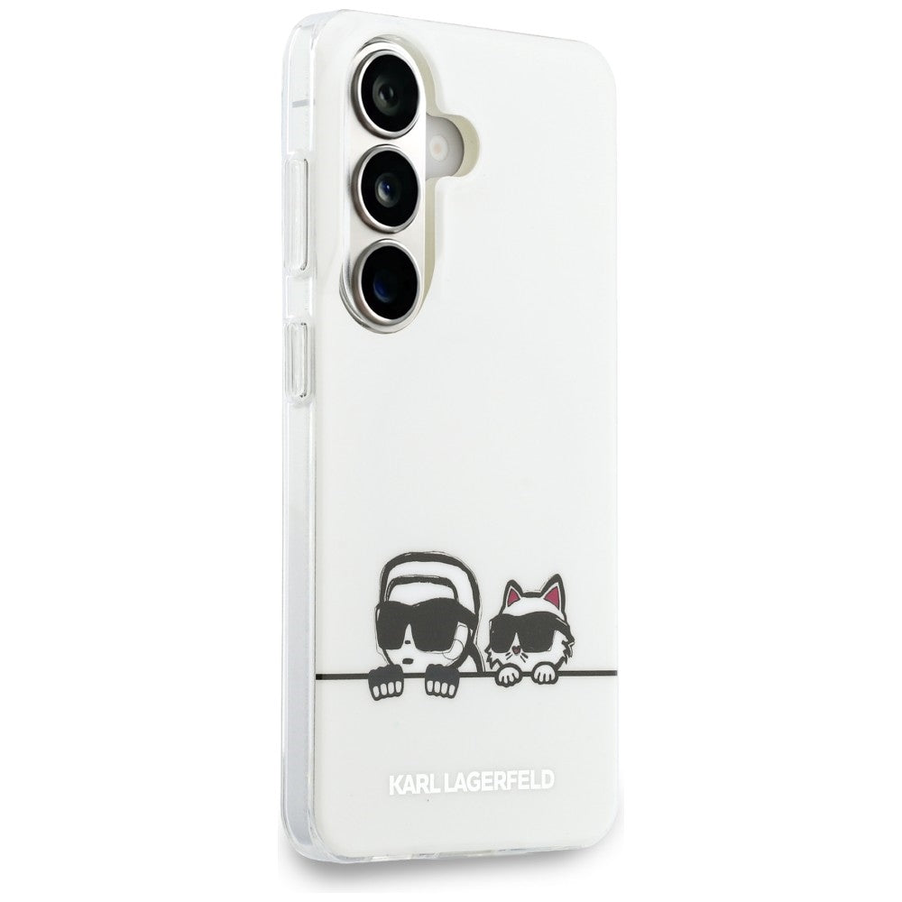 Karl Lagerfeld IML Peekaboo Karl&Choupette MagSafe Case til Samsung Galaxy S26 Plus - gennemsigtigt