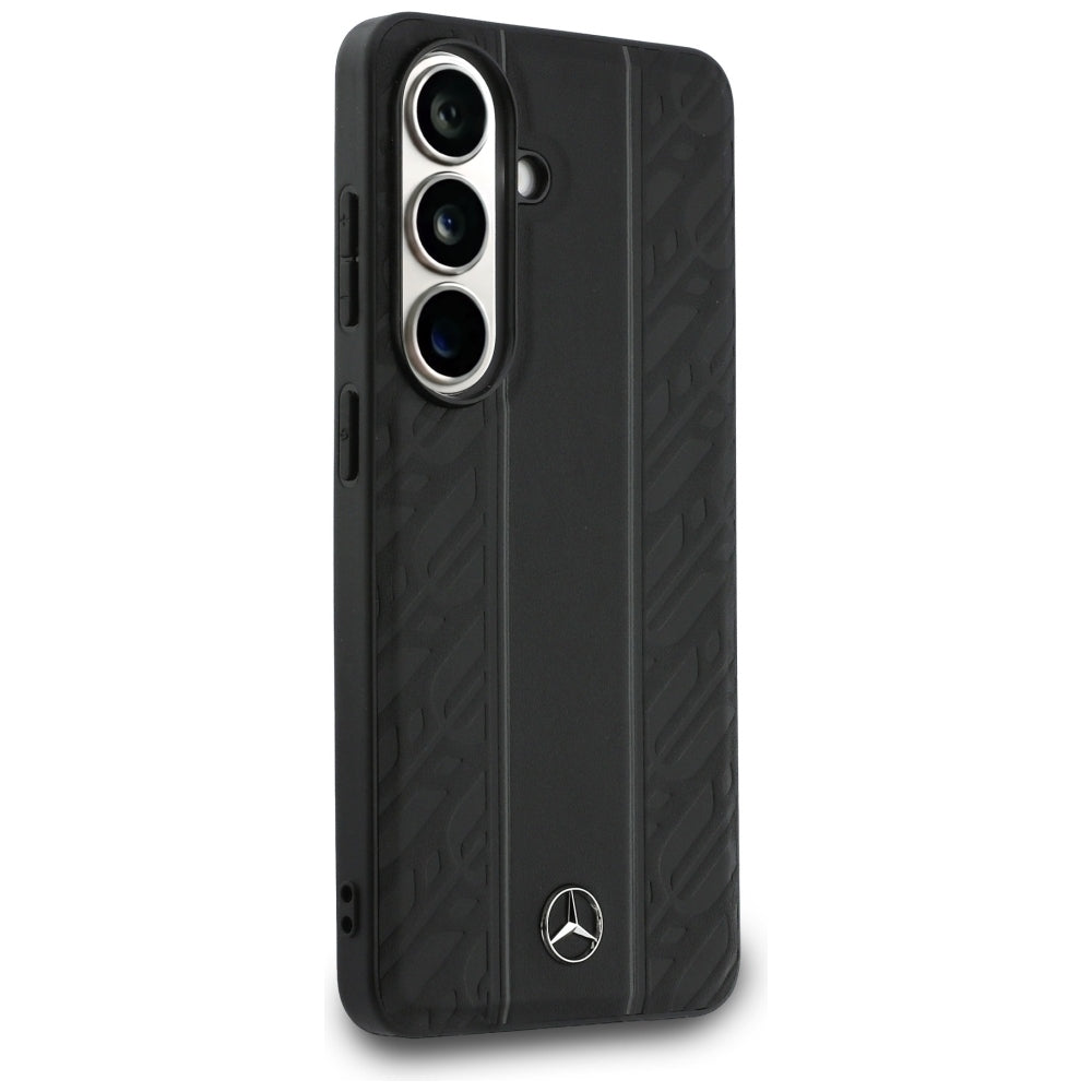 Mercedes Laurel Leaves Vertical Stripes MagSafe Case til Samsung Galaxy S26 - sort