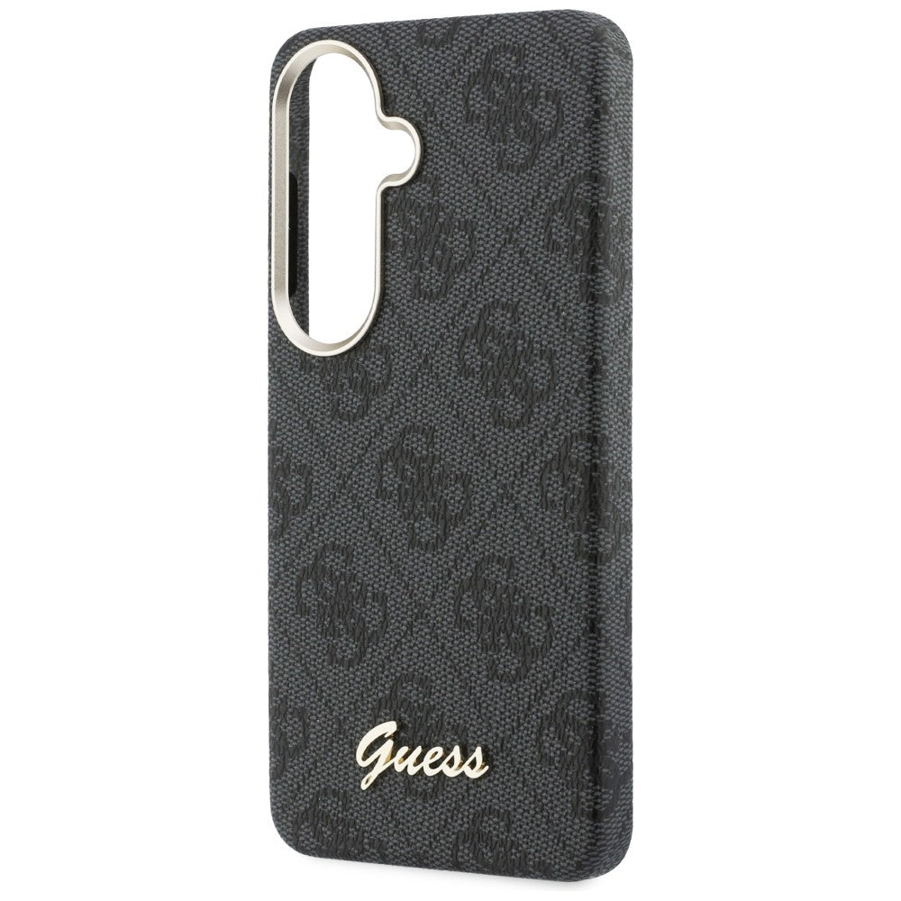 Guess 4G Script MagSafe Case for Samsung Galaxy S26 - Black