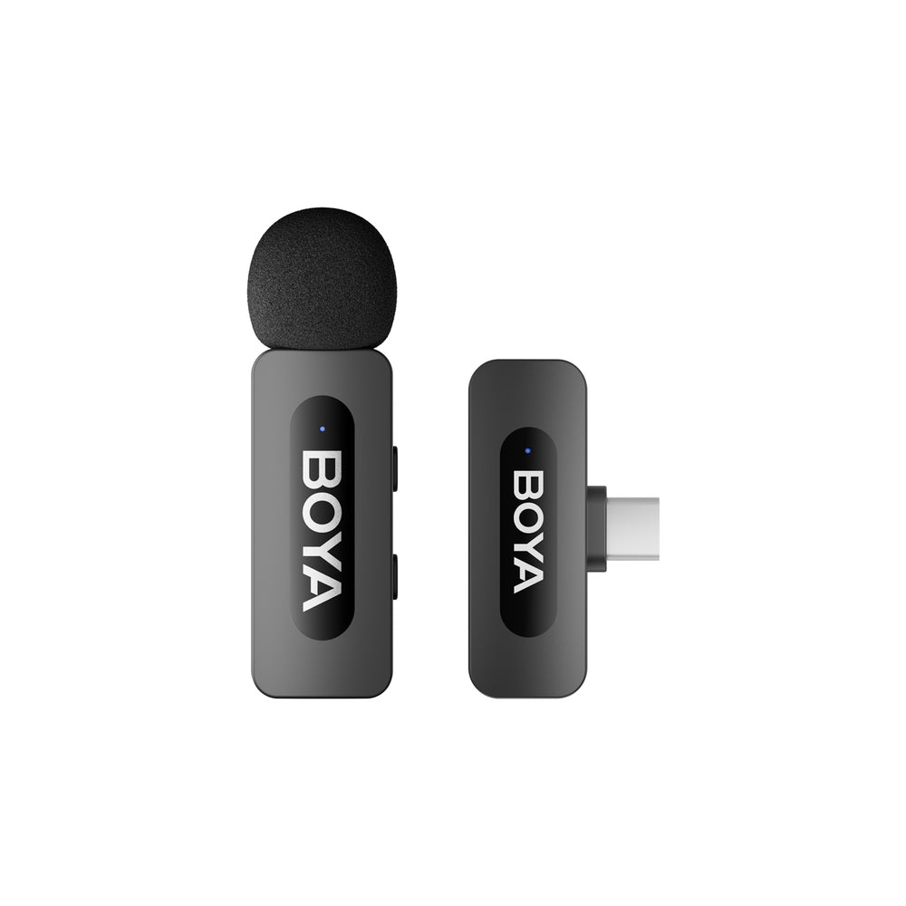 BOYA BY-V10 V2.0 trådløs mikrofon 2.4GHz - sort