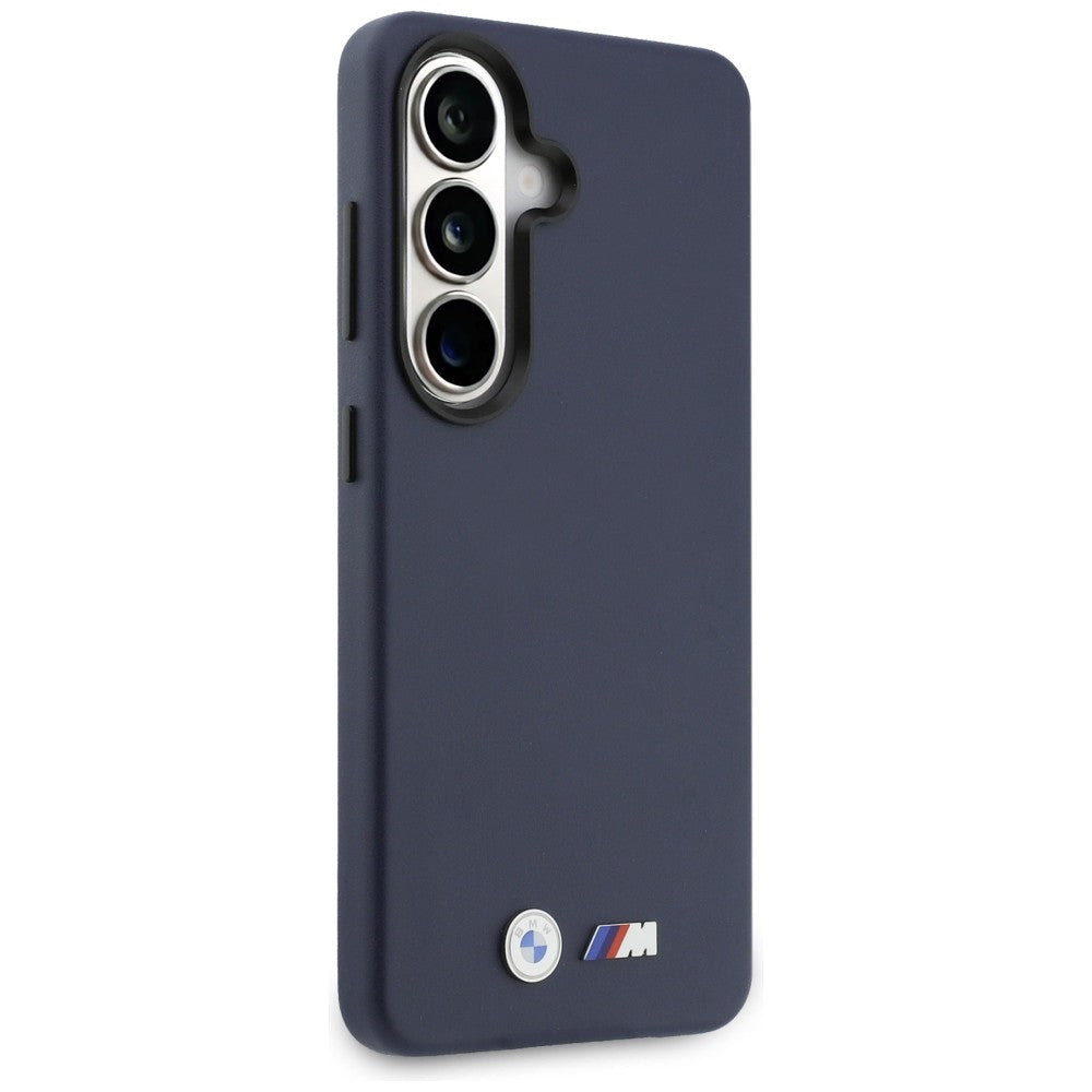 BMW M Metal Logo MagSafe Case til Samsung Galaxy S26 - Navy Blue