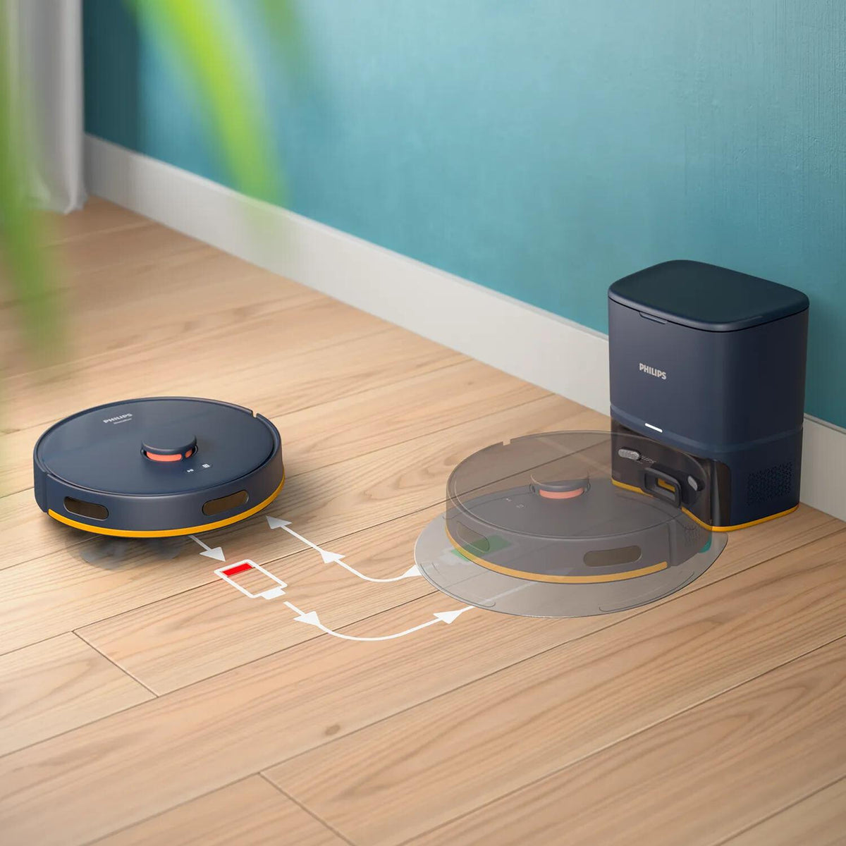 Philips 2000 series XU2100/15 robot vacuum 0.38 L