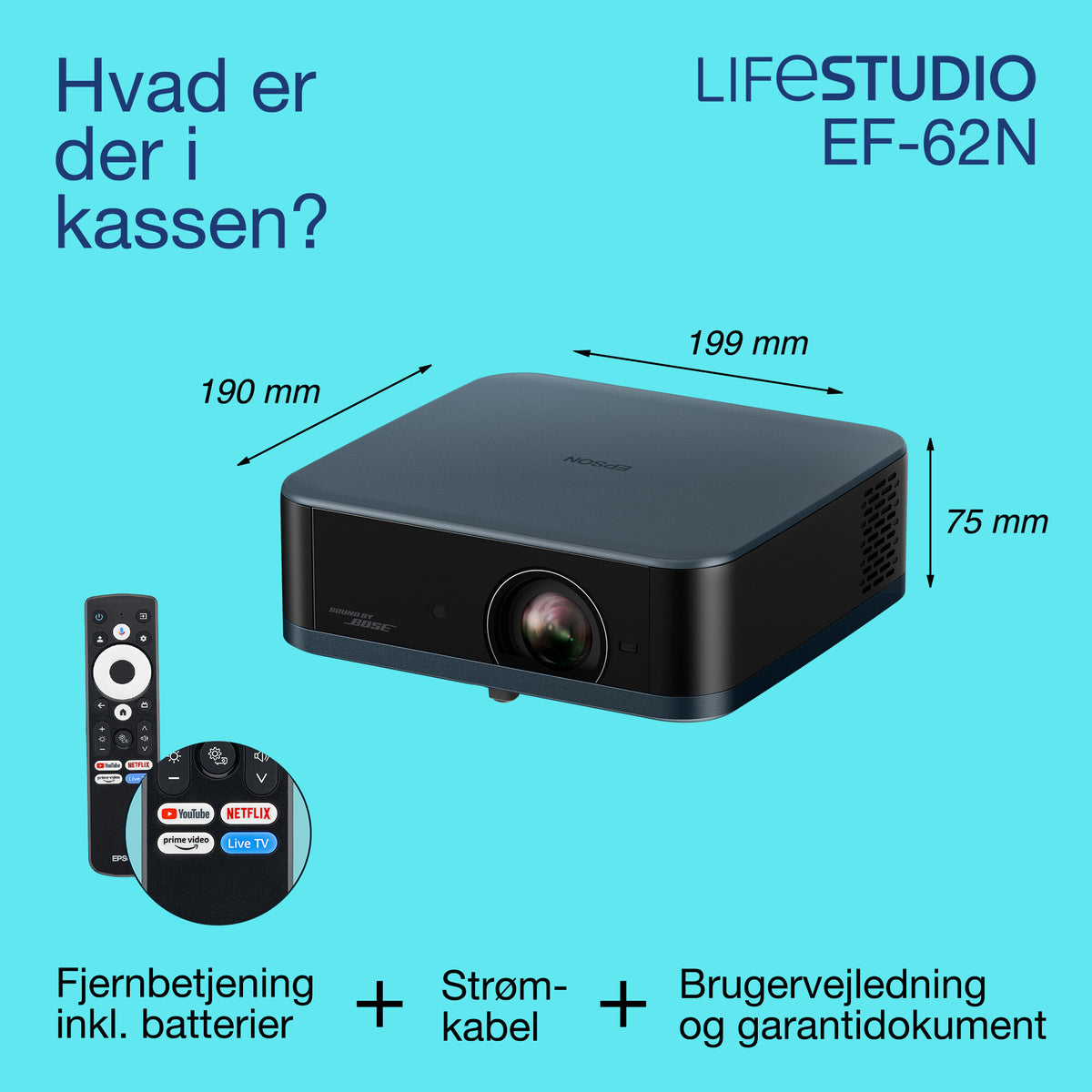 Epson Lifestudio Pop Plus — EF-62N Marineblå