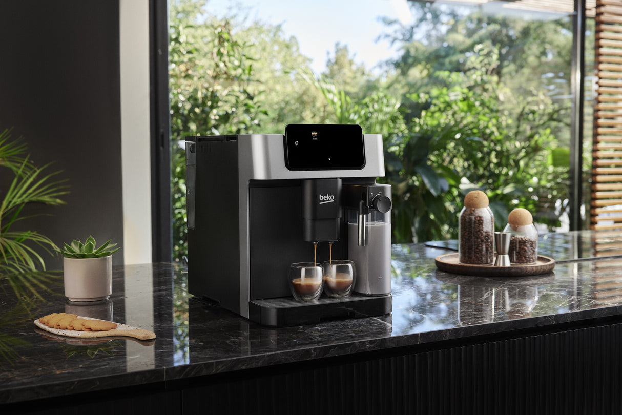 Beko CEG7304X CaffeExperto Bean To Cup Coffee Machine with Integrated Milk Jug