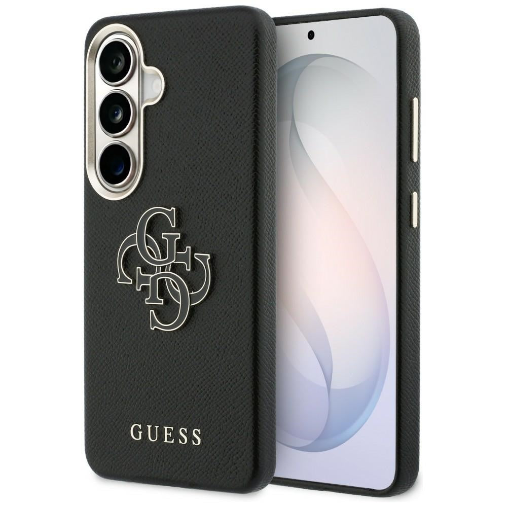 Guess Grained Big 4G Metal Logo case til Samsung Galaxy S26+ - sort