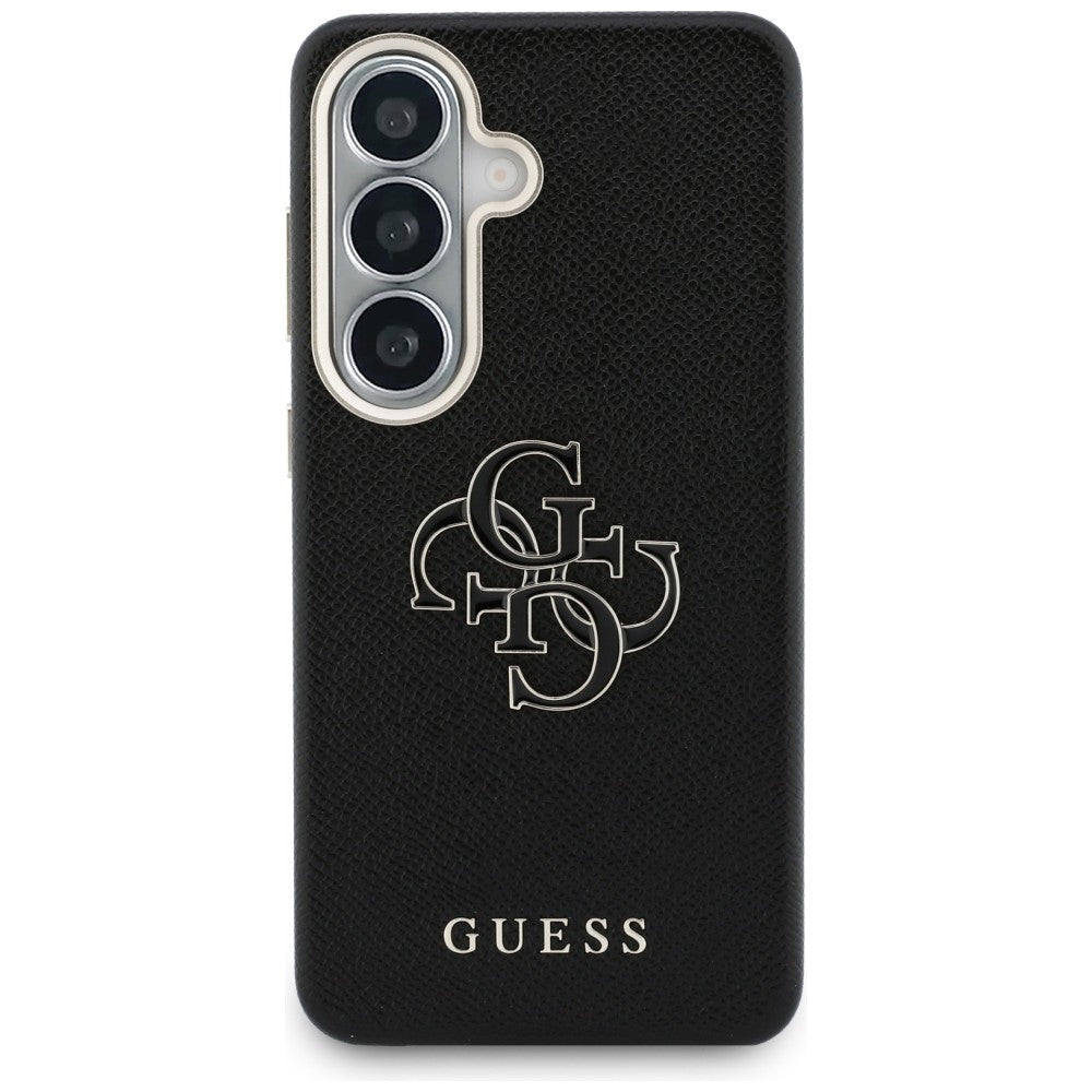 Guess Grained Big 4G Metal Logo case til Samsung Galaxy S26+ - sort
