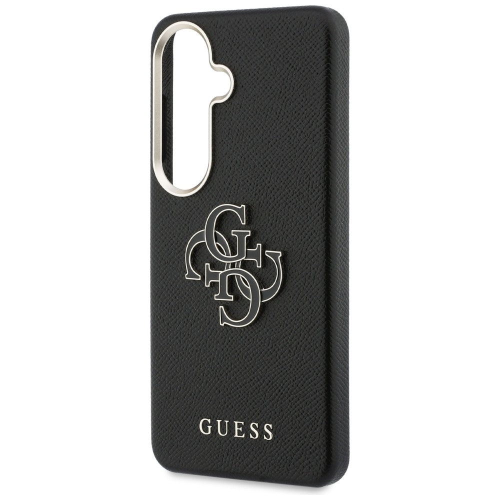 Guess Grained Big 4G Metal Logo case til Samsung Galaxy S26+ - sort