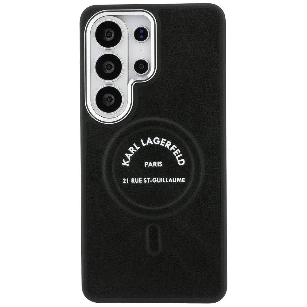 Karl Lagerfeld Embossed Ring RSG Logo MagSafe Case til Samsung Galaxy S26 Ultra - sort
