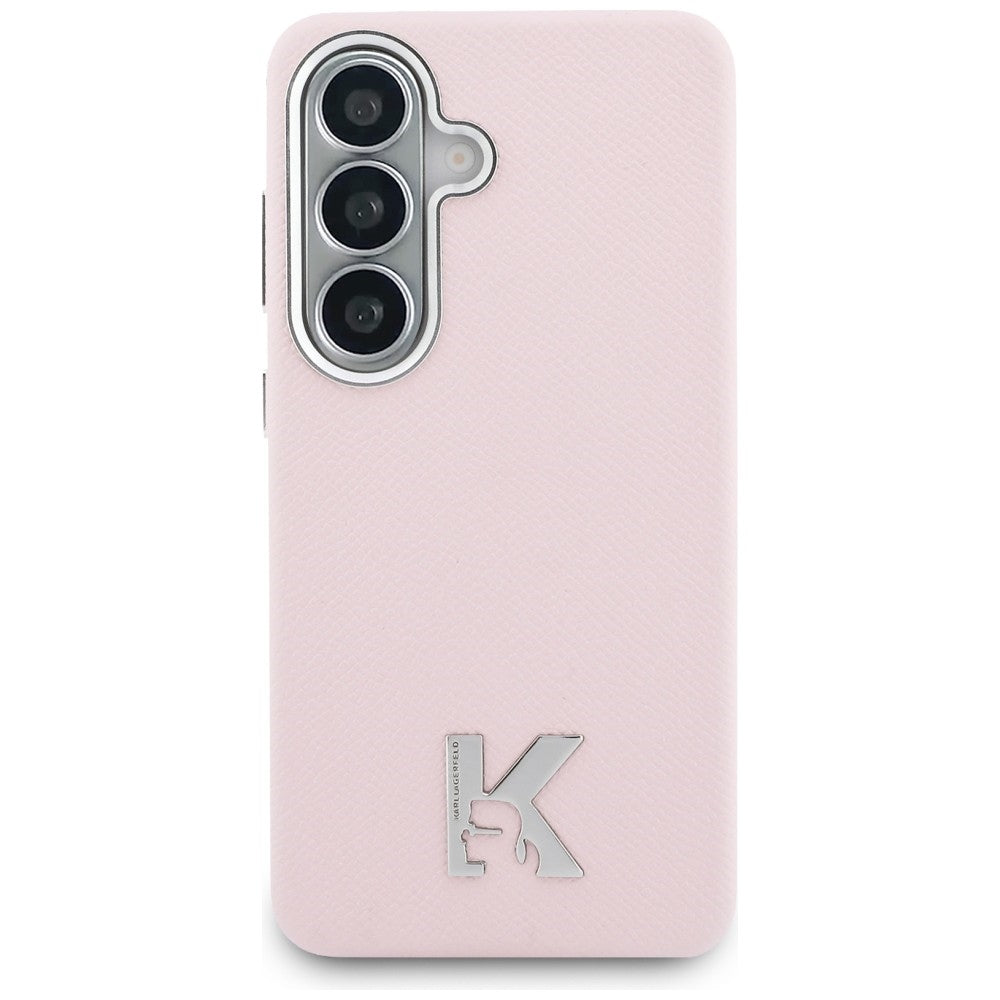Karl Lagerfeld K Metal Logo MagSafe Case til Samsung Galaxy S26 - Pink
