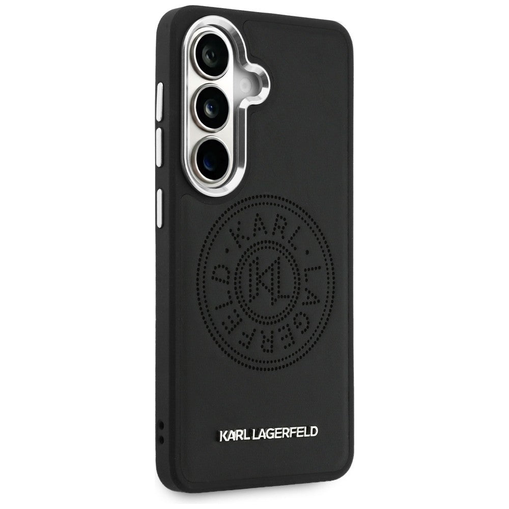 Karl Lagerfeld Perforeret KL MagSafe Case til Samsung Galaxy S26 - sort
