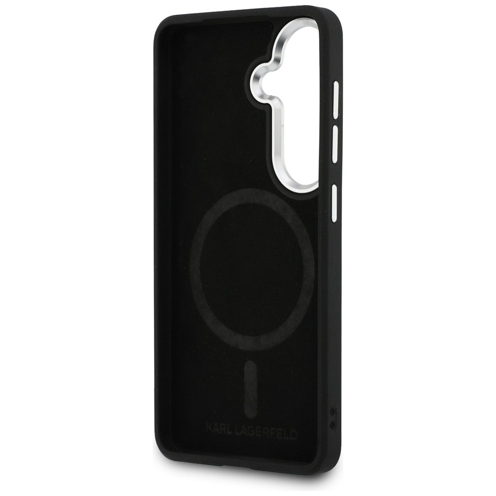 Karl Lagerfeld Perforeret KL MagSafe Case til Samsung Galaxy S26 - sort
