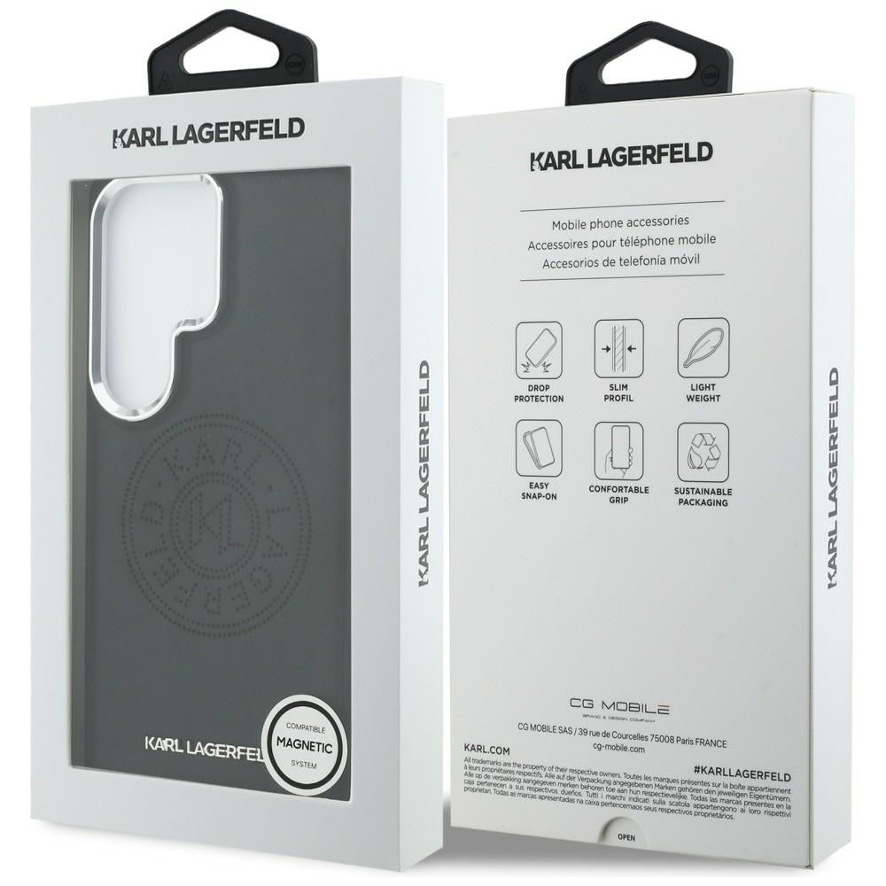 Karl Lagerfeld Perforeret KL MagSafe Case til Samsung Galaxy S26 Ultra - sort