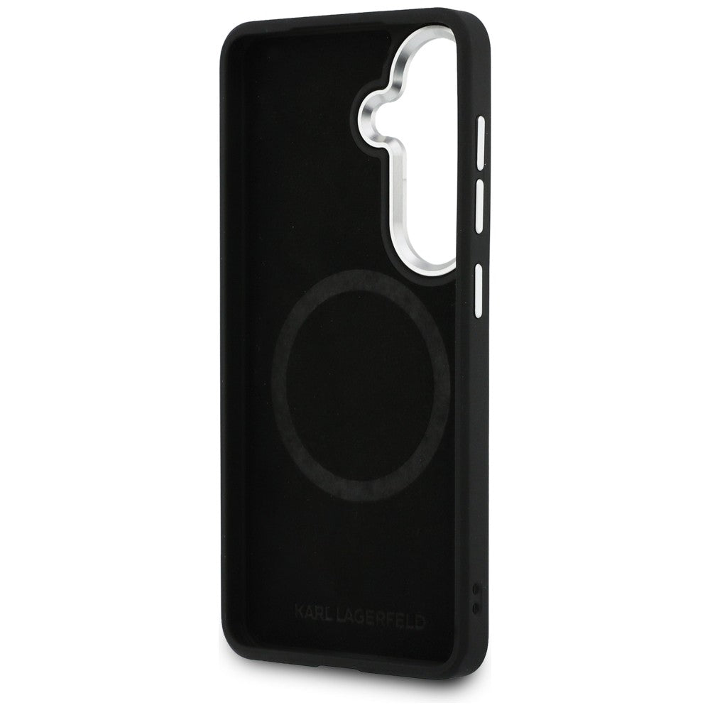 Karl Lagerfeld Perforeret KL MagSafe Case til Samsung Galaxy S26+ - Brunt