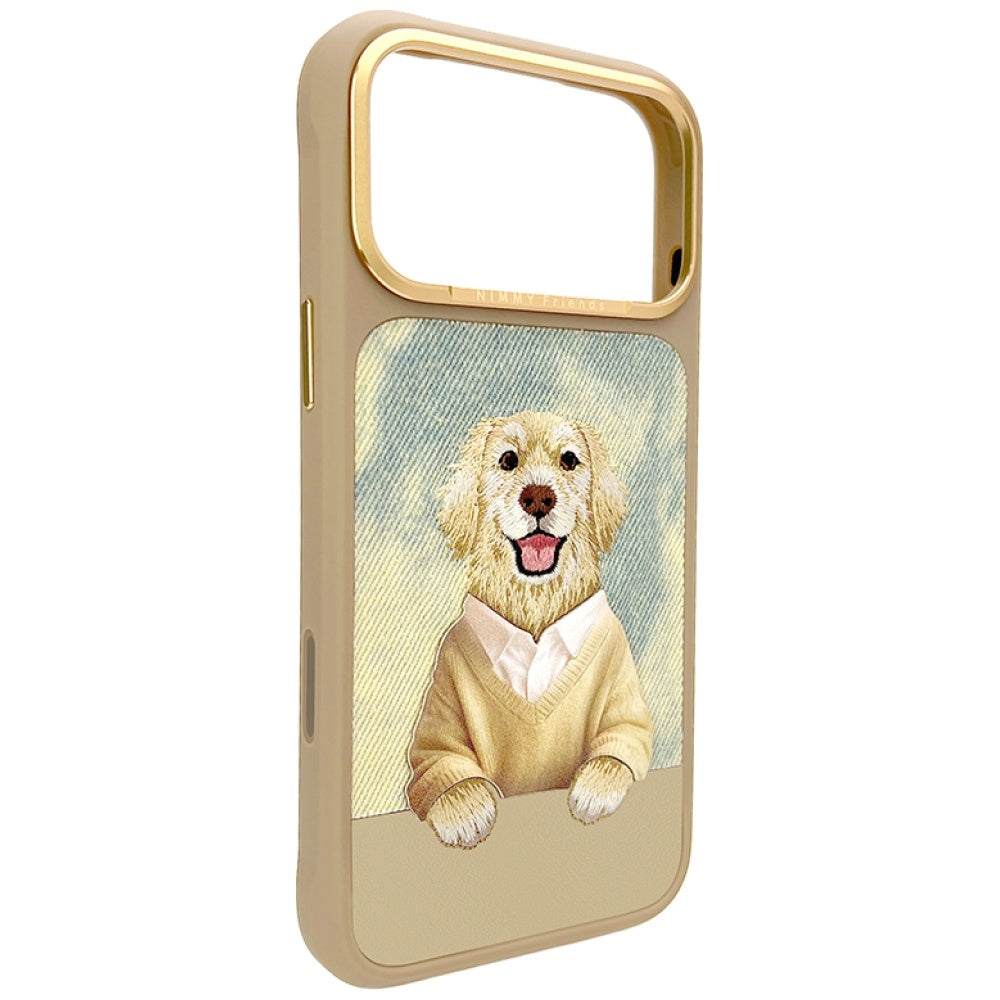 Nimmy Gentle Pets Series Dog MagSafe case til iPhone 17 Pro - brun
