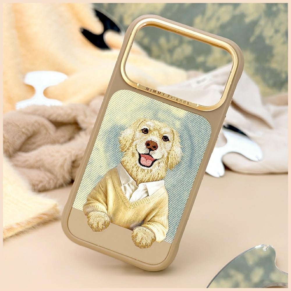 Nimmy Gentle Pets Series Dog MagSafe case til iPhone 17 Pro - brun