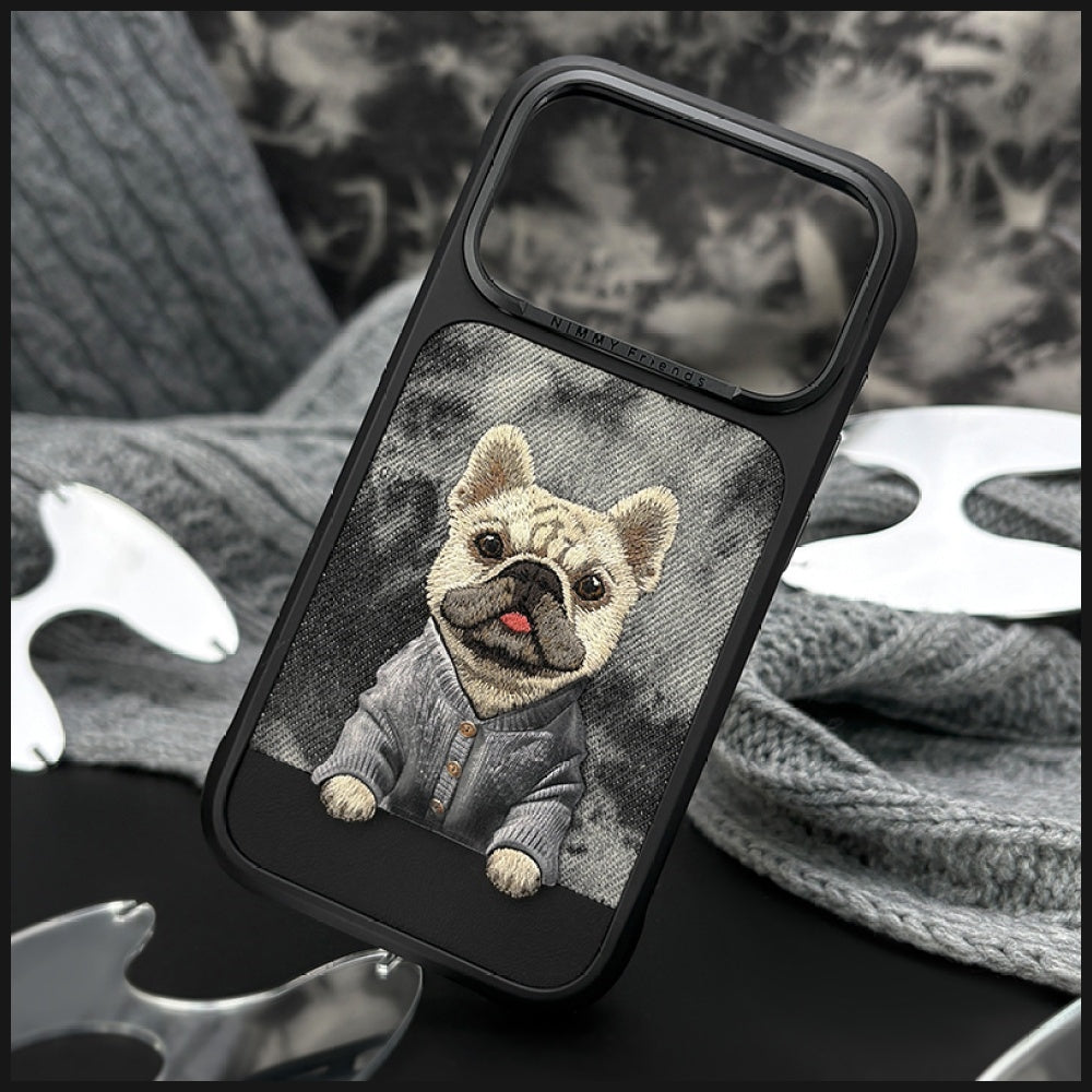 Nimmy Gentle Pets Series Dog MagSafe-fodral til iPhone 17 Pro - sort