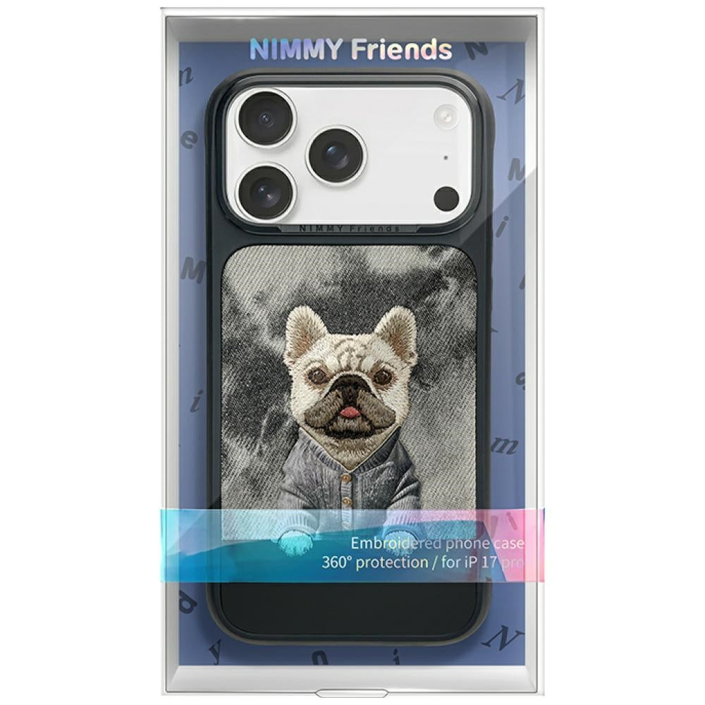 Nimmy Gentle Pets Series Dog MagSafe-fodral til iPhone 17 Pro Max - sort