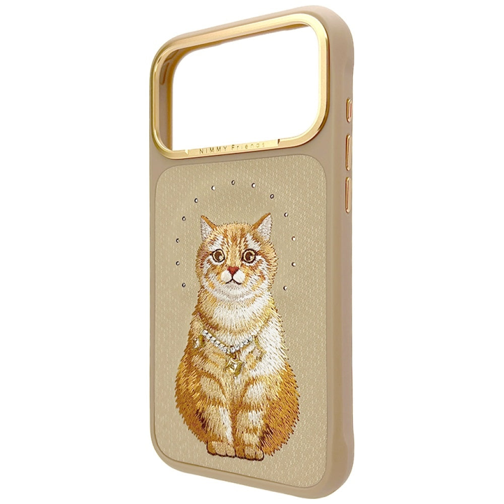 Nimmy Lucky Fashion Cat MagSafe-hylster til iPhone 17 Pro - brun