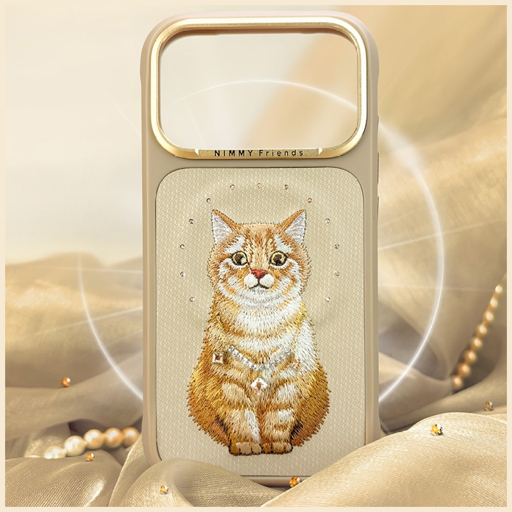 Nimmy Lucky Fashion Cat MagSafe-hylster til iPhone 17 Pro - brun