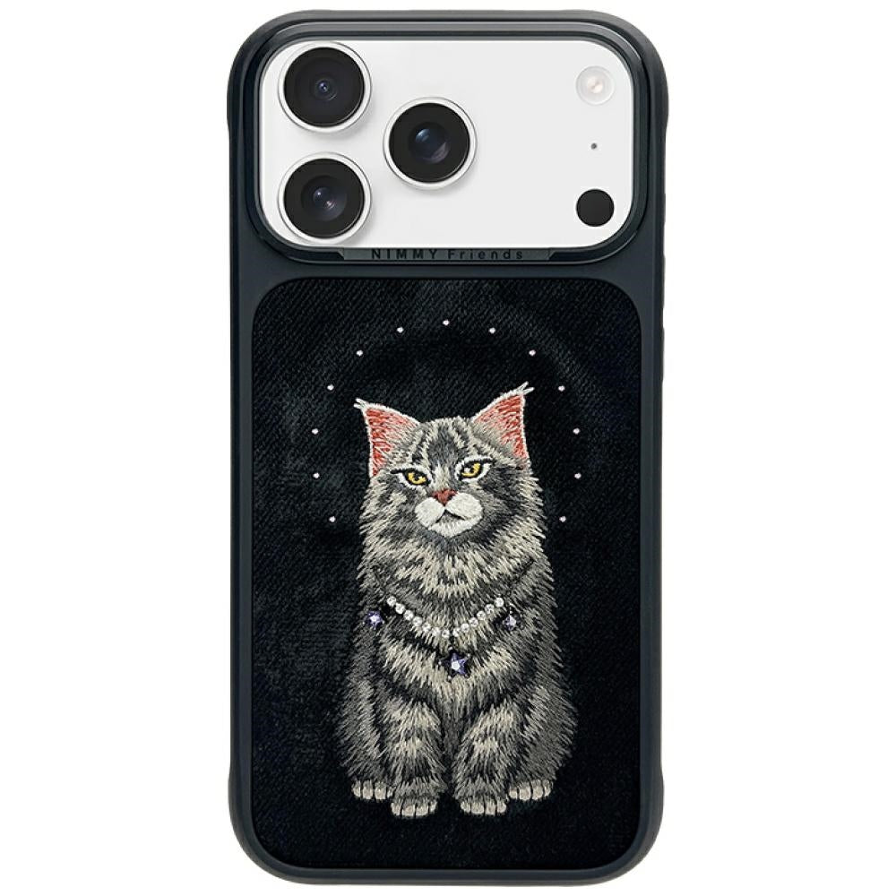Nimmy Lucky Fashion Cat MagSafe fodtøj til iPhone 17 Pro - sort