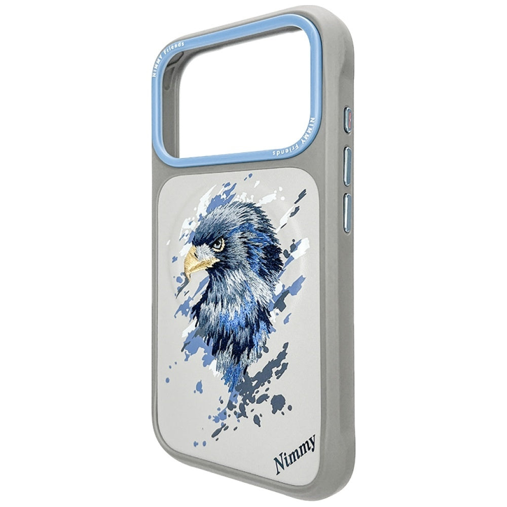 Nimmy Eagle MagSafe-fodral til iPhone 17 Pro - lysgrå