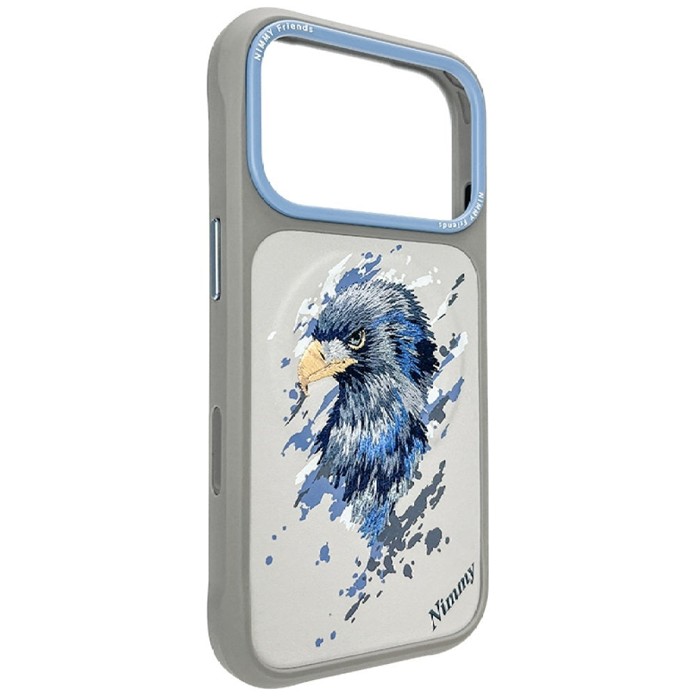 Nimmy Eagle MagSafe-fodral til iPhone 17 Pro - lysgrå