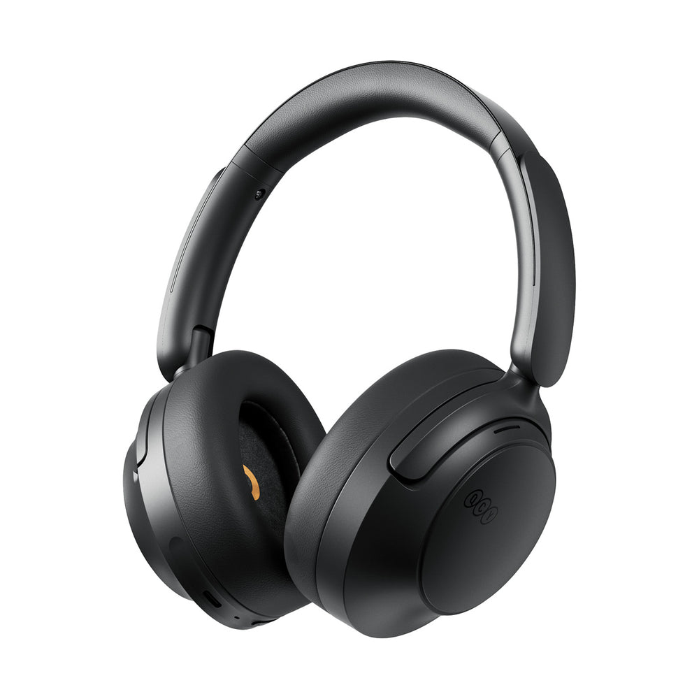 QCY H3S Wireless On-Ear Headphones with LDAC and ANC Noise Cancellation - Black