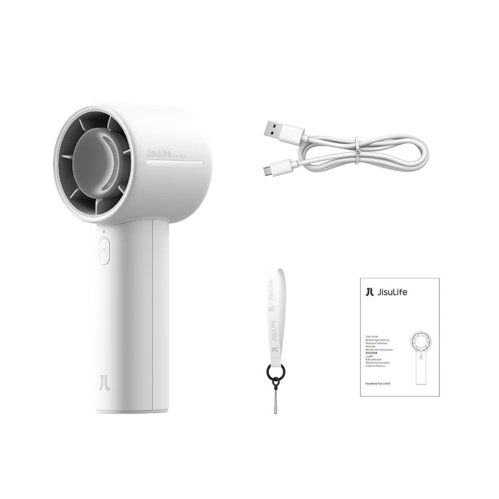Jisulife Handheld Fan 10 4000mAh Portable USB Fan - Gray