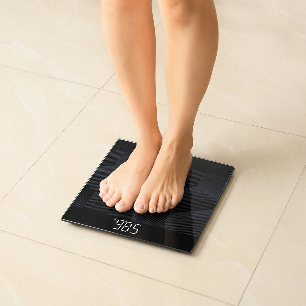 Wozinsky WAL-180 Bathroom Scale up to 180 kg Accurate - Black