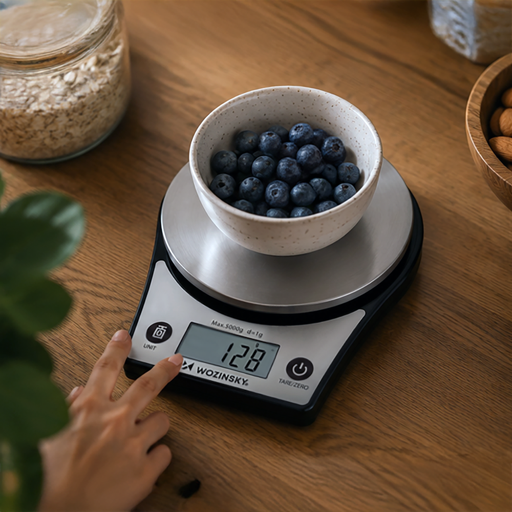 Wozinsky WAK-651 Kitchen Scale with LCD Display up to 5 kg - Black